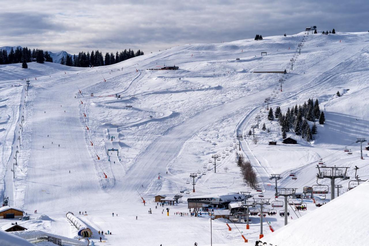Les Saisies Appart 1 Chambre Au Pied Des Pistes Luaran gambar